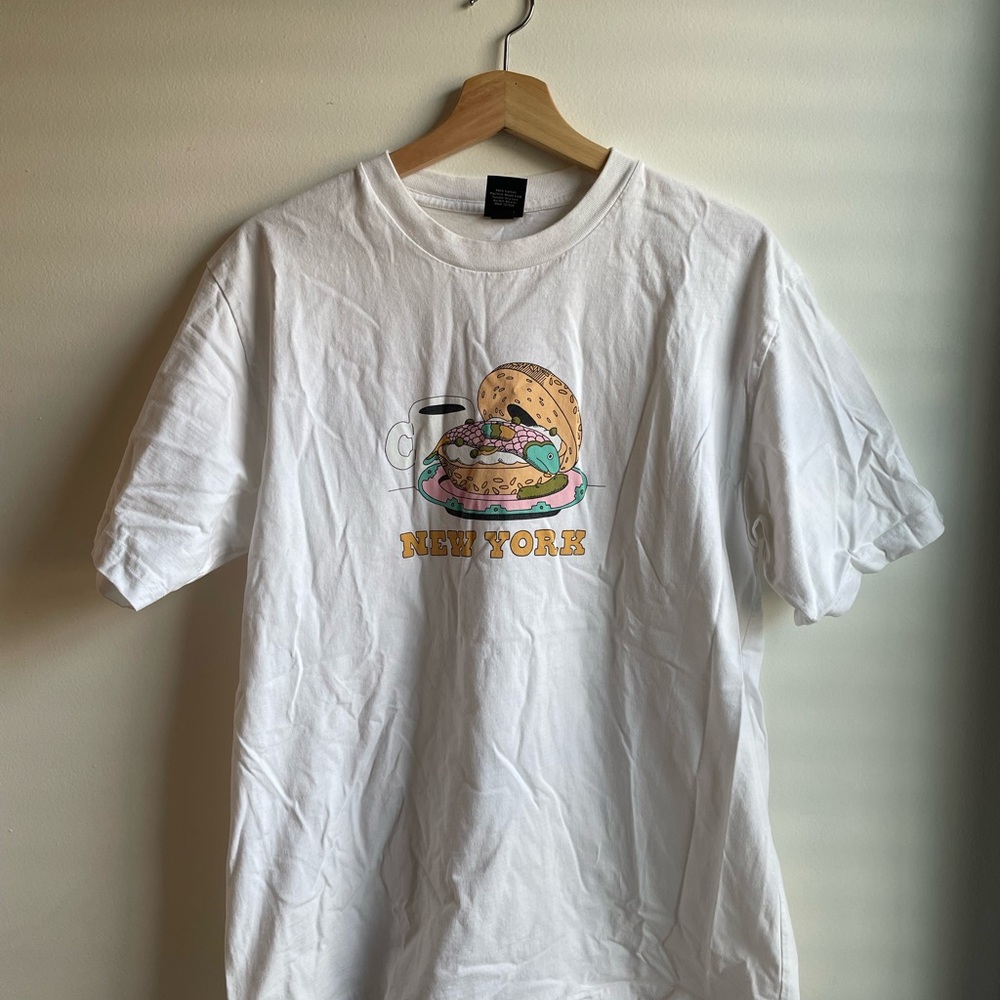 Only NY Bagel and Lox NYC Streetwear Tee size L